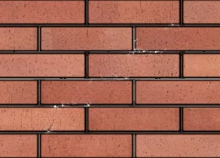 Кирпич облицовочный полнотелый печной Красный каре 250×120×65 мм М300 кг/см2 Faber Jar