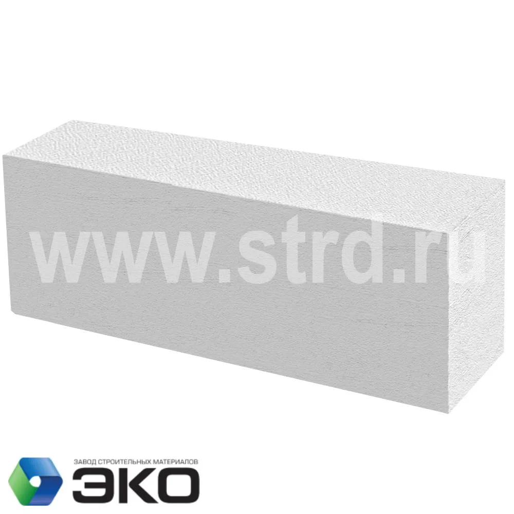 Блок газобетонный ЭКО перегородочный 600*250*50 D500кг/м3 В3,5