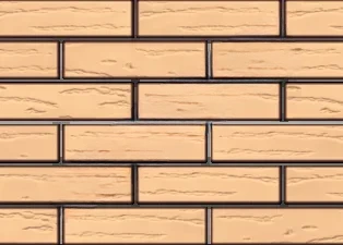Кирпич облицовочный пустотелый Солома миндаль 250×120×65 мм утолщенная стенка 18-20 мм М175 кг/см2 Старый Оскол