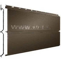 Сайдинг ЕвроБрус гофр 367*345мм 0.45мм Graphite 45 Россия RR 32 (коричневый) Stynergy