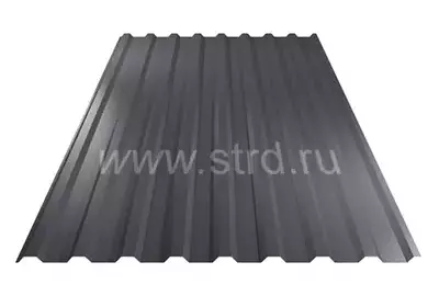 Профнастил C 20 0.5мм PURRUS Pro матовый Россия RAL 7024 (серый) Stynergy