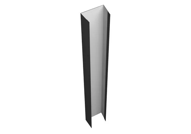 Крепежная планка верхняя 0.5мм PurPro матовый RAL 7016 (серый) 1.8м Grand Line