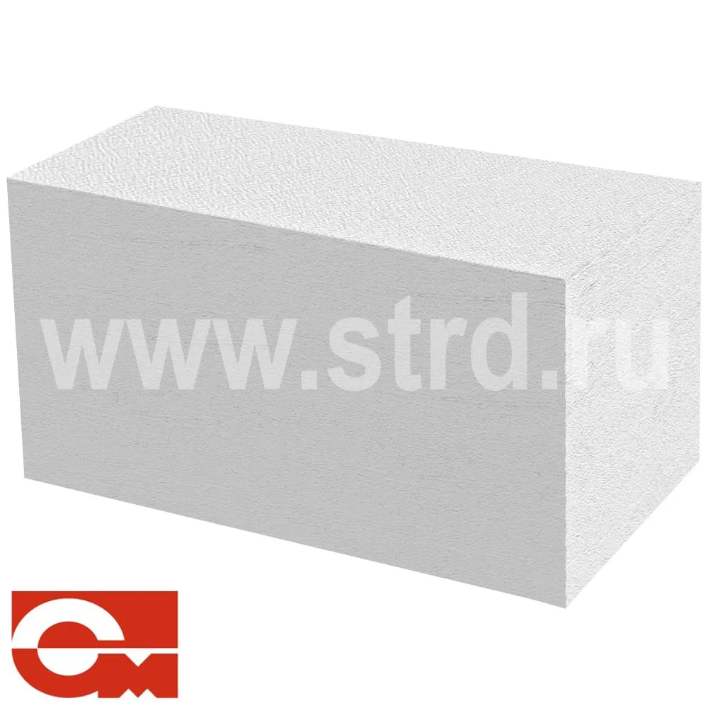 Блок газобетонный Иваново стеновой 600*250*200 D500кг/м3 В3,5