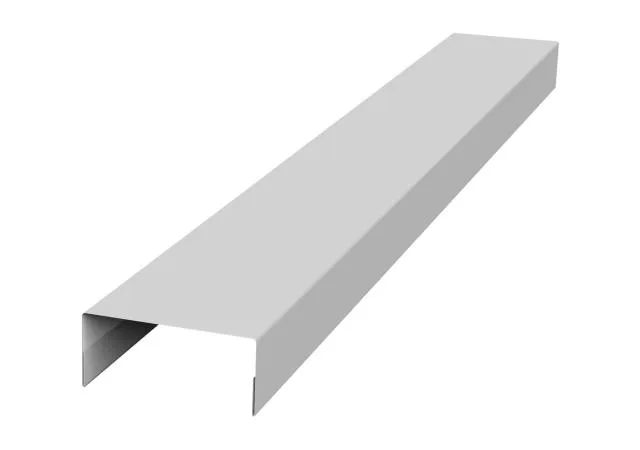 Крышка 45*20мм 0.45мм Drap TX RAL 7047 (серый) 2м Grand Line