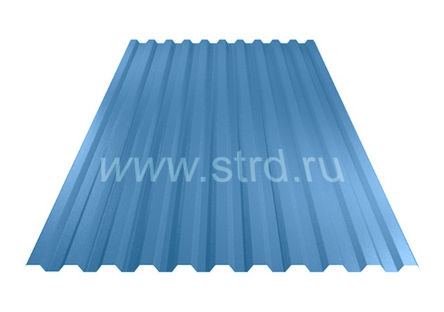 Профнастил C 21 0.45мм Drap TX Россия RAL 5024 (голубой) Grand Line