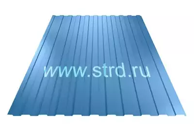 Профнастил C 8 0.45мм Drap TX Россия RAL 5024 (голубой) Grand Line