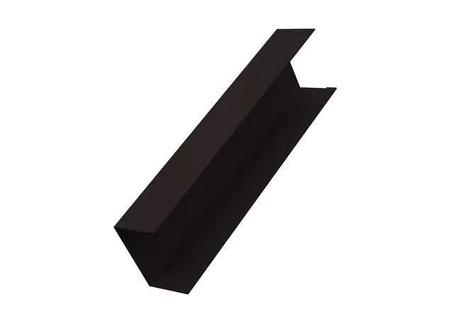 Крышка 65*40мм 0.45мм Drap TX двусторонний RAL 9005 (черный) 2м Grand Line