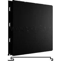Стеновая панель Вертикаль Classic 200*176мм 0.5мм Velur Россия RAL 9005 (черный) Grand Line