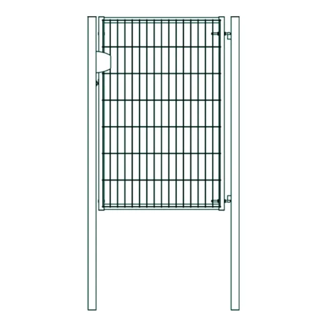 Калитка сварная панель Light 1.53м 1м RAL 6005 (зеленый) Grand Line