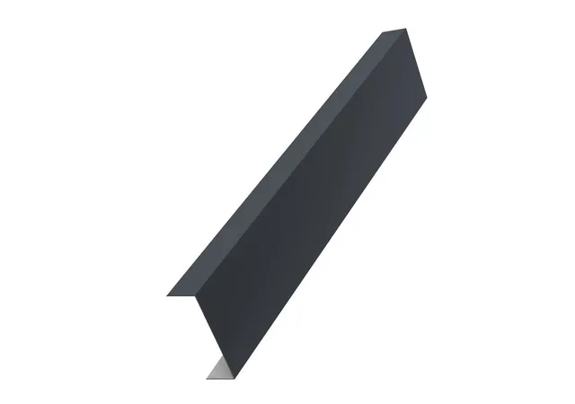 Накладка (для столба 60*60) 0.45мм Полиэстер двусторонний RAL 7024 (серый) 1.8м Grand Line
