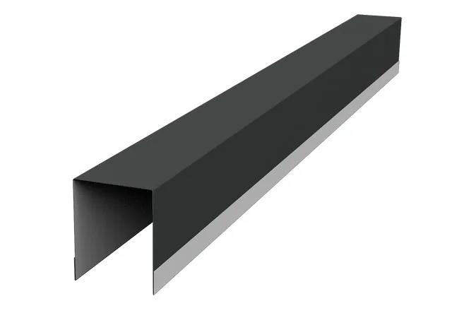 Планка опорная составная внутренняя 0.5мм PurLite матовый RAL 7016 (серый) 1.8м Grand Line