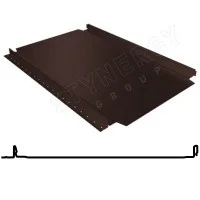 Фальцевая панель Stynergy Смарт Фальц Про 521/480мм PURRUS 0.5мм RAL 8017 (коричневый)