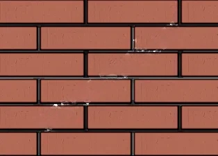 Кирпич облицовочный пустотелый клинкер Возрождение Темно-красный Амстердам винтаж 250*85*65мм стандартная стенка М300кг/см2 ЛСР