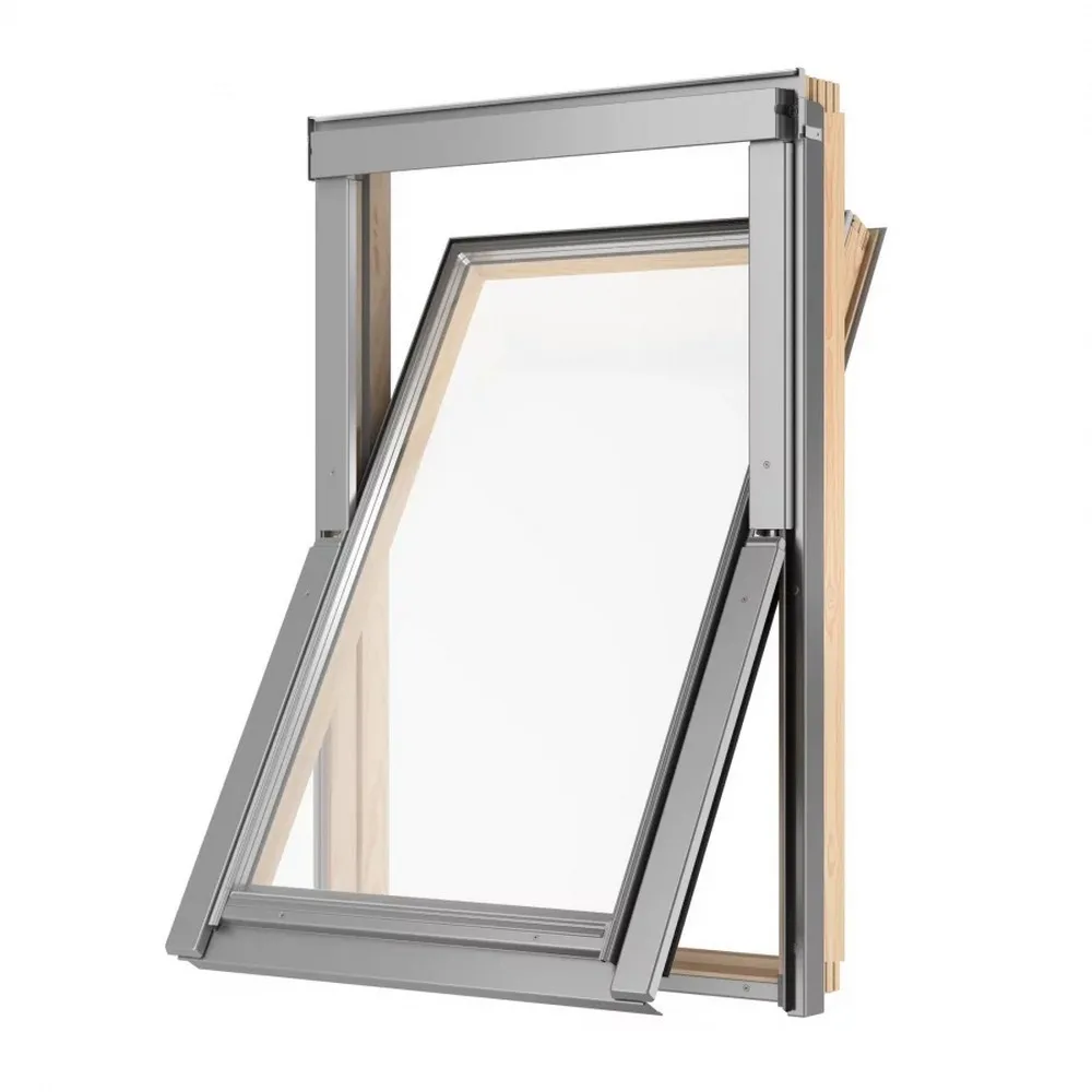 Окно мансардное Rooflite+ Trio Pine AAY M8A B1500 PLS 78*140см дерево, лак ручка снизу двухкамерный