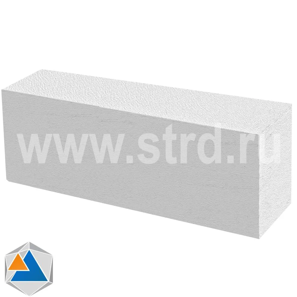 Блок газобетонный LEITBERG перегородочный 600*300*100 D600кг/м3 В3,5