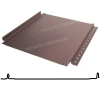 Фальцевая панель Металл Профиль Fastclick 531/485мм Viking E 0.5мм RR 32 (коричневый)