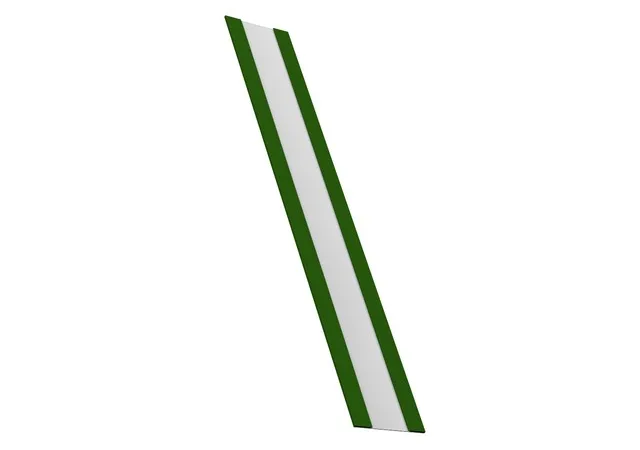 Крепежная планка 0.45мм Полиэстер RAL 6002 (зеленый) 2.5м Grand Line