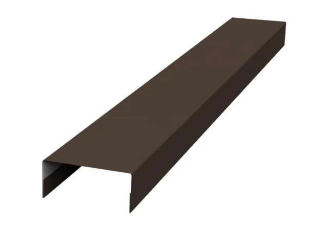 Крышка 45*20мм 0.5мм Drap TX RAL 8017 (коричневый) 3м Grand Line