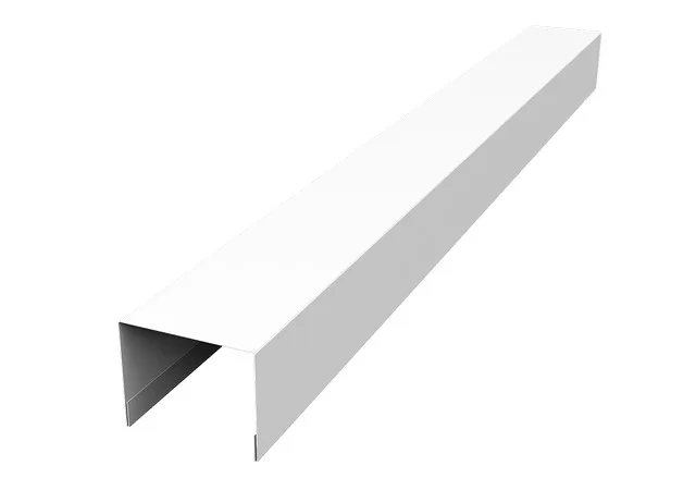 Крышка 50*75мм 0.45мм Drap TX RAL 9003 (белый) 3м Grand Line