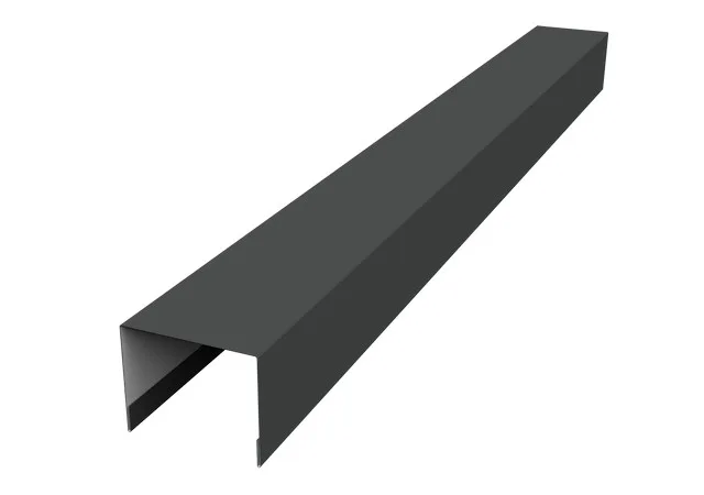 Крышка 50*75мм 0.5мм PurLite матовый RAL 7016 (серый) 3м Grand Line