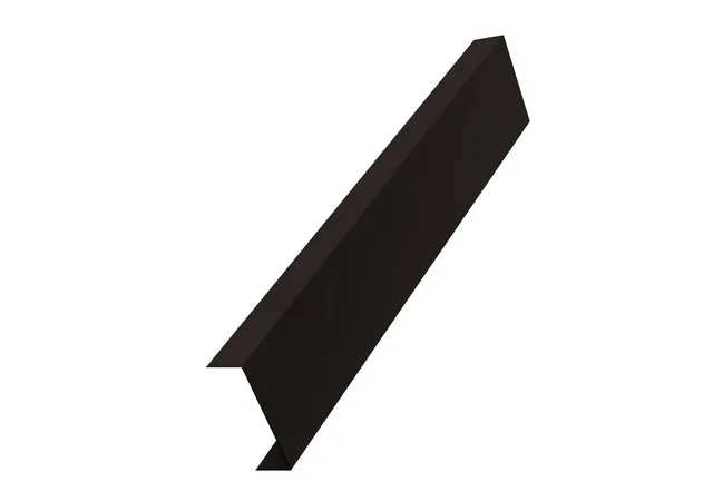 Накладка (для столба 60*60) 0.5мм Velur RAL 9005 (черный) 2.5м Grand Line