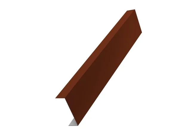Накладка (для столба 62*55) 0.5мм Сатин RAL 3009 (красный) 2.5м Grand Line
