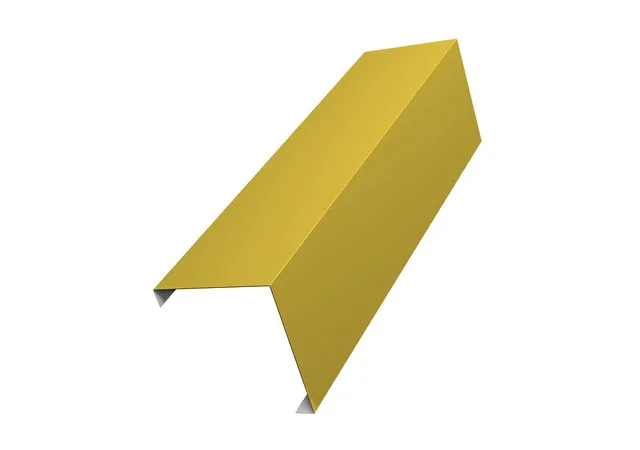 Накладка угловая (для столба 60*60) 0.45мм Полиэстер RAL 1018 (желтый) 3м Grand Line