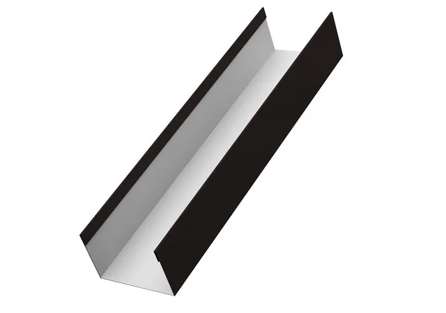 Стойка 64*38мм 0.5мм Rooftop Бархат RAL 9005 (черный) 3м Grand Line