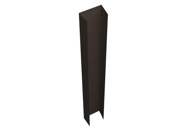 Крепежная планка верхняя 0.5мм Velur RR 32 (коричневый) 3м Grand Line