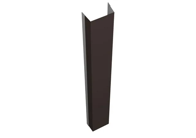 Крепежная планка нижняя 0.5мм Сатин матовый TX RR 32 (коричневый) 2м Grand Line