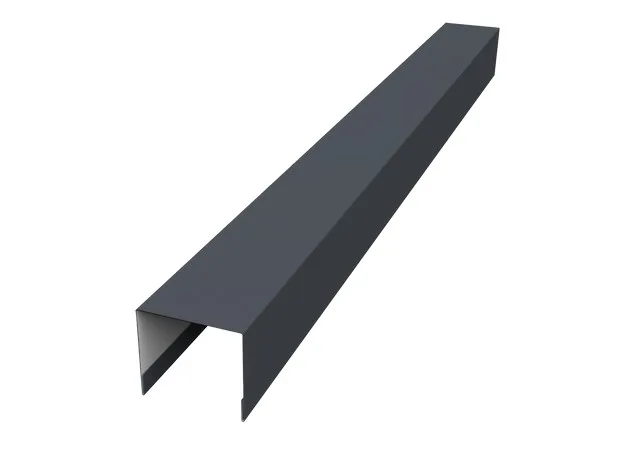 Стойка боковая крепежная 0.5мм PurPro матовый RAL 7024 (серый) 3м Grand Line
