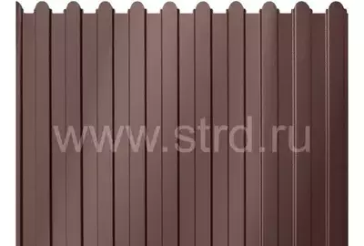 Профнастил фигурный C 8 0.5мм Rooftop Бархат Россия RAL 8017 (коричневый) Stynergy