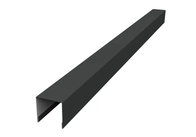 Планка вертикальная лицевая 0.5мм PurPro матовый RAL 7016 (серый) 3м Grand Line