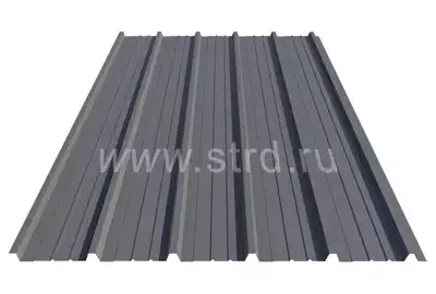 Профнастил ST 15 0.45мм Полиэстер матовый двусторонний Россия RAL 7024 (серый) Stynergy