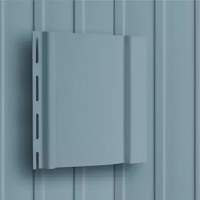 Сайдинг виниловый Grand Line Классика Колор плюс Вертикальный Голубой 3000*160мм