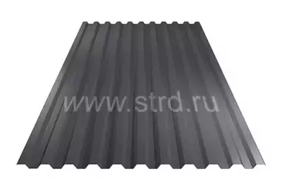 Профнастил C 21 0.5мм PureTech Mat Россия RAL 7024 (серый) Металл Профиль