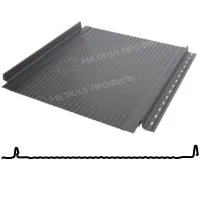 Фальцевая панель Металл Профиль Fastclick-B 531/485мм PureTech Mat 0.5мм RAL 7024 (серый)