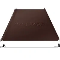 Фальцевая панель Grand Line Кликфальц Mini 340/305мм Drap TwinColor 0.45мм RAL 8017 (коричневый)