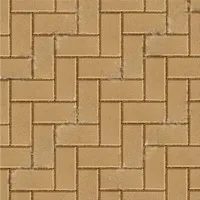 Тротуарная плитка Прямоугольник Желтый верхний прокрас на белом цементе основа - серый цемент 200*100*40мм SteinRus (под заказ)
