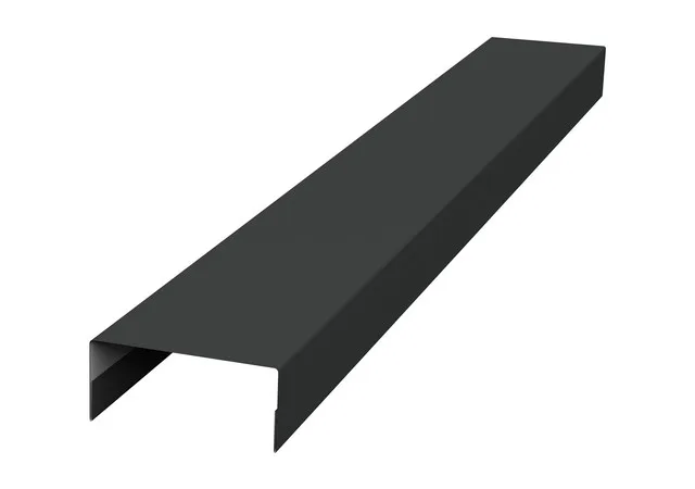 Крышка 30*15мм 0.5мм Drap RAL 7016 (серый) 3м Grand Line