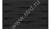 Ламель Палермо 0.5мм Drap RAL 9005 (черный) Grand Line