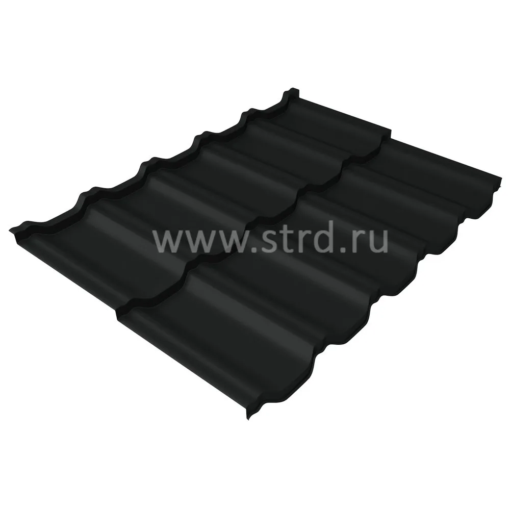 Профиль Kvinta Uno 0.45мм Drap ТР Турция RAL 9005 (черный) 0.72м Grand Line