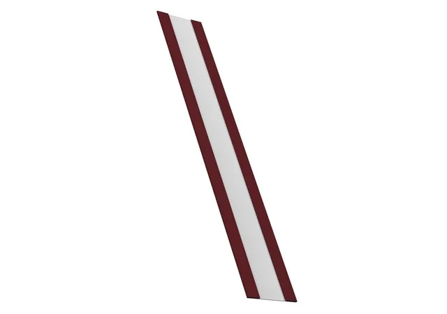 Крепежная планка 0.45мм Drap ТР RAL 3005 (вишневый) 1.8м Grand Line
