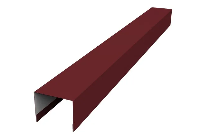 Крышка 50*75мм 0.45мм Drap ТР RAL 3005 (вишневый) 2.5м Grand Line