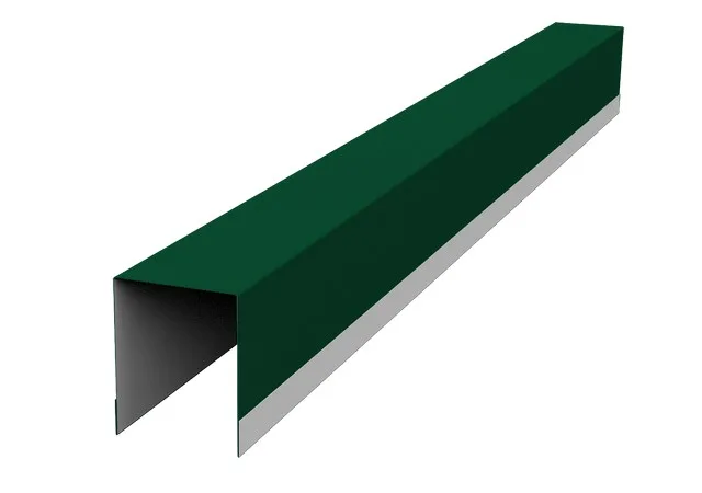 Планка опорная составная внутренняя 0.45мм Drap ТР RAL 6005 (зеленый) 3м Grand Line