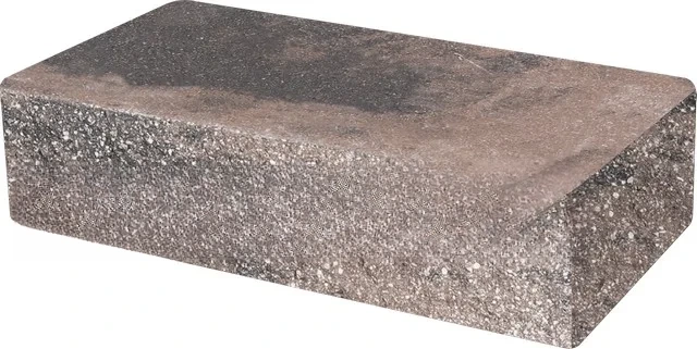 Кирпич облицовочный полнотелый угловой Бронзовая слюда колотый 225×100×65 мм М150 кг/см2 СПК