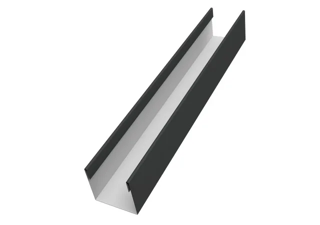Стойка 37*35мм 0.45мм Drap ТР RAL 7016 (серый) 2м Grand Line