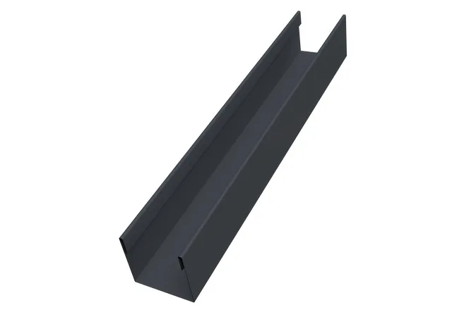 Стойка 37*35мм 0.45мм Drap TwinColor RAL 7024 (серый) 3м Grand Line