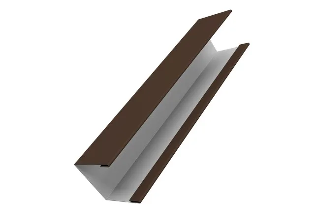 Крышка 40*39мм 0.5мм Drap TX RAL 8017 (коричневый) 2м Grand Line