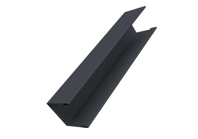 Крышка 40*39мм 0.5мм Velur RAL 7024 (серый) 3м Grand Line